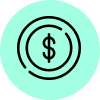 Money coin icon