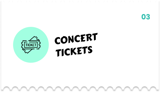 Concert Tickets reward