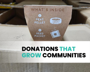 Sustainable donation management